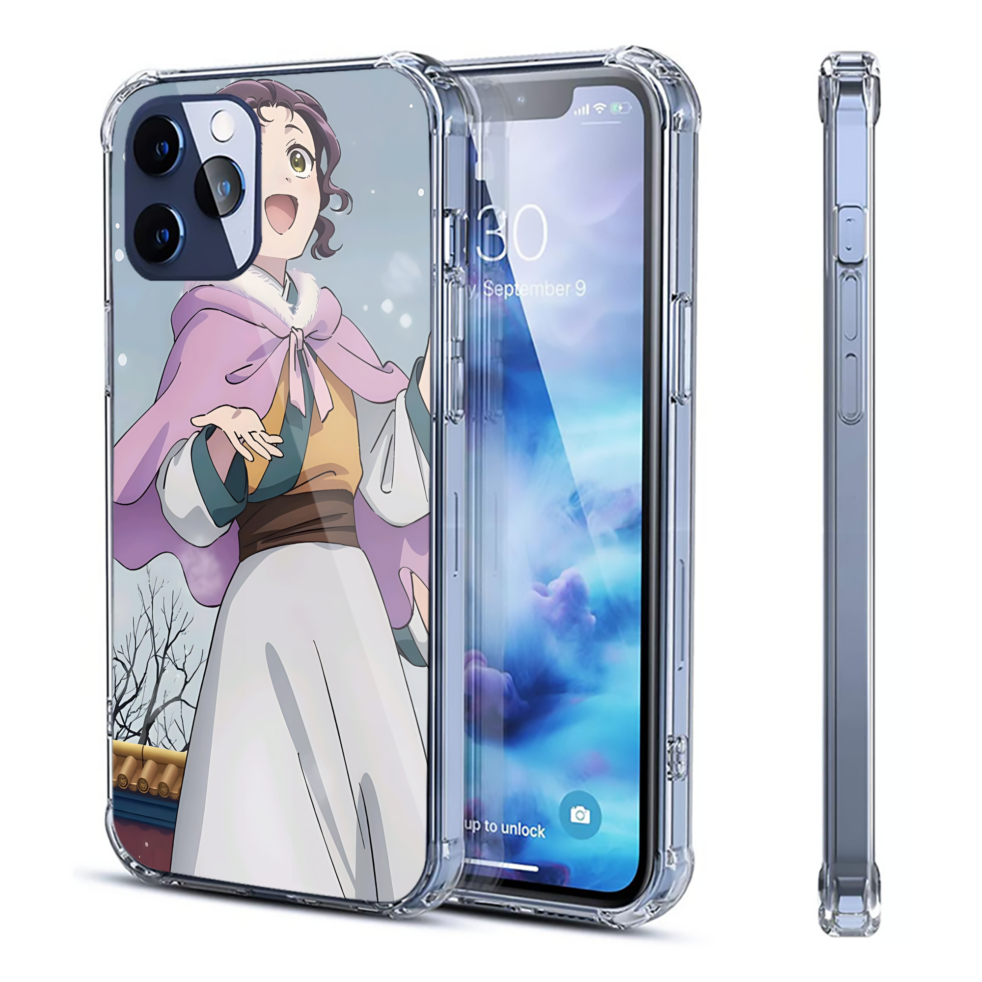 （画像用） 薬屋のひとりごと The Apothecary Diaries 【iPhone 12シリーズ対応】透明スマホケース（クリアソフトケース）